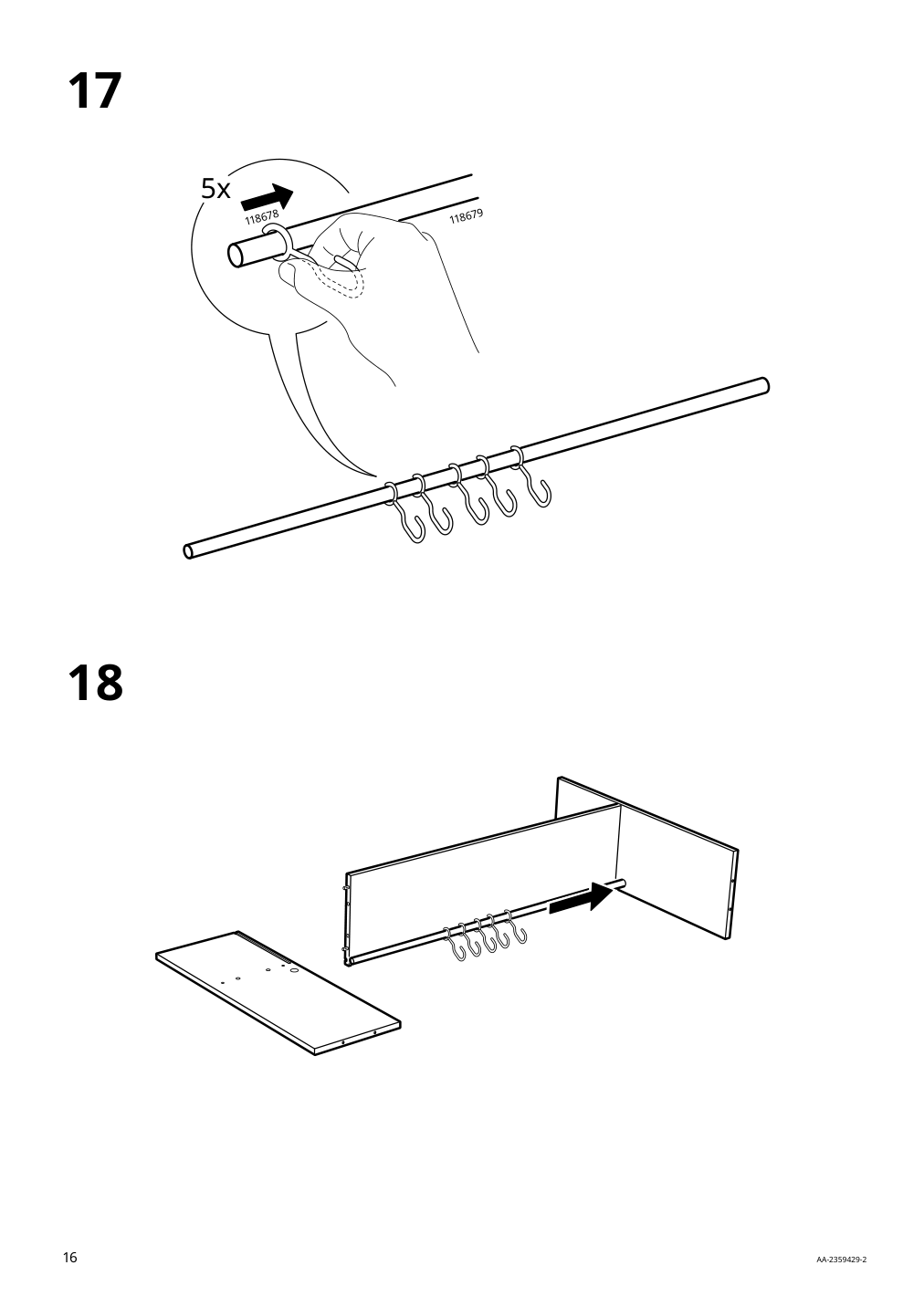 Assembly instructions for IKEA Duktig play kitchen red | Page 16 - IKEA DUKTIG play kitchen 805.577.40