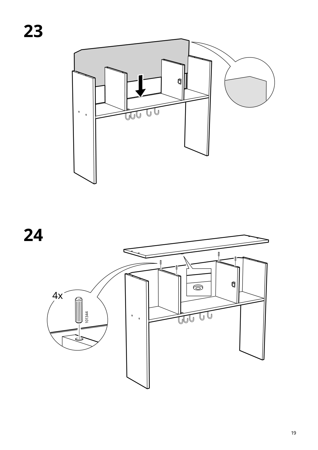 Assembly instructions for IKEA Duktig play kitchen red | Page 19 - IKEA DUKTIG play kitchen 805.577.40