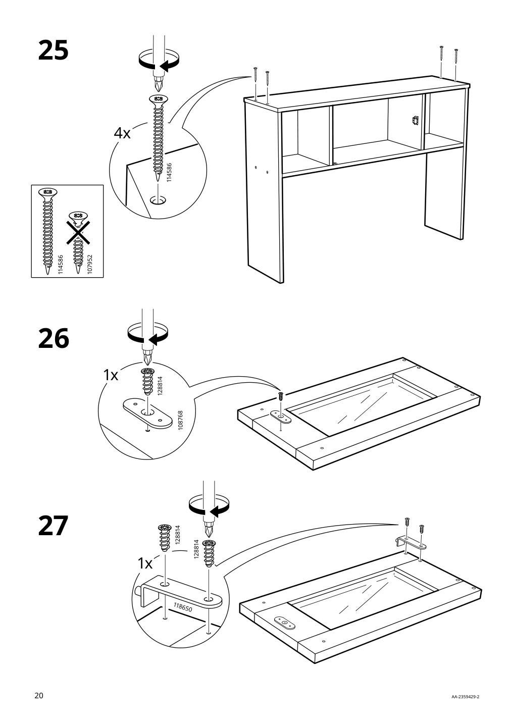 Assembly instructions for IKEA Duktig play kitchen red | Page 20 - IKEA DUKTIG play kitchen 805.577.40