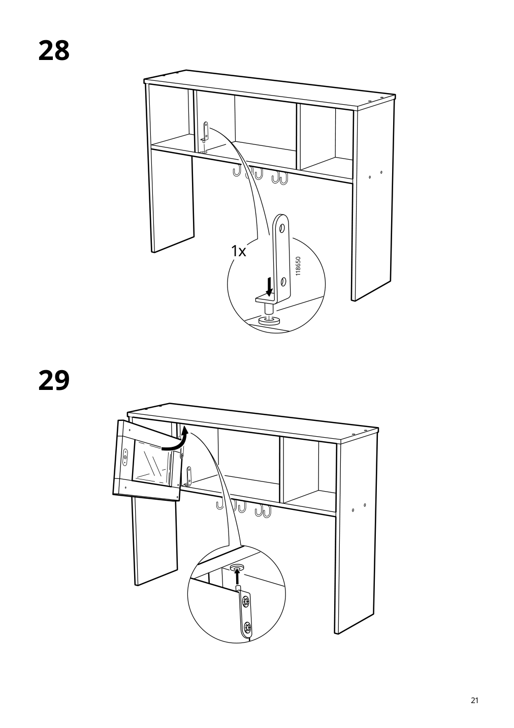 Assembly instructions for IKEA Duktig play kitchen red | Page 21 - IKEA DUKTIG play kitchen 805.577.40