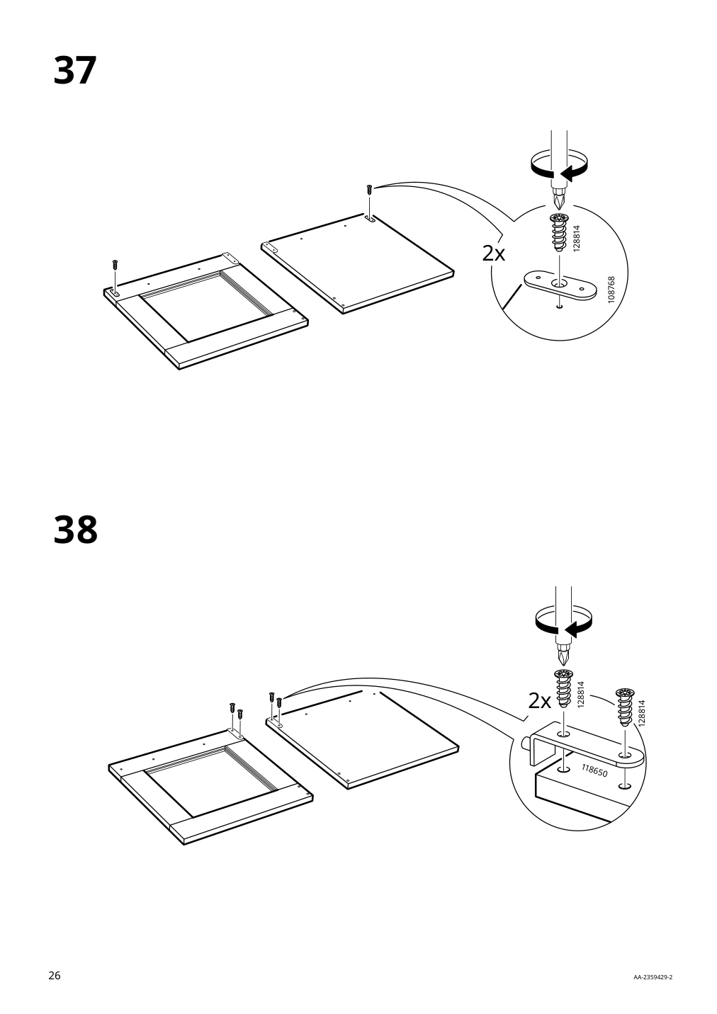 Assembly instructions for IKEA Duktig play kitchen red | Page 26 - IKEA DUKTIG play kitchen 805.577.40