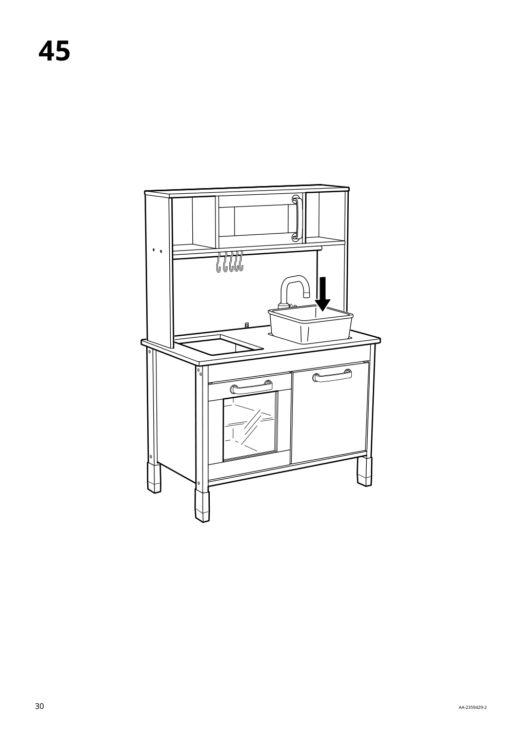 Assembly instructions for IKEA Duktig play kitchen red | Page 30 - IKEA DUKTIG play kitchen 805.577.40