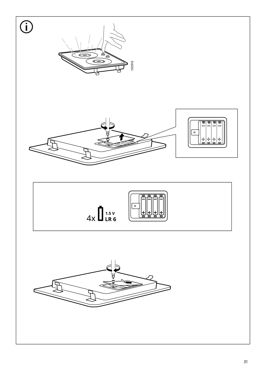 Assembly instructions for IKEA Duktig play kitchen red | Page 31 - IKEA DUKTIG play kitchen 805.577.40