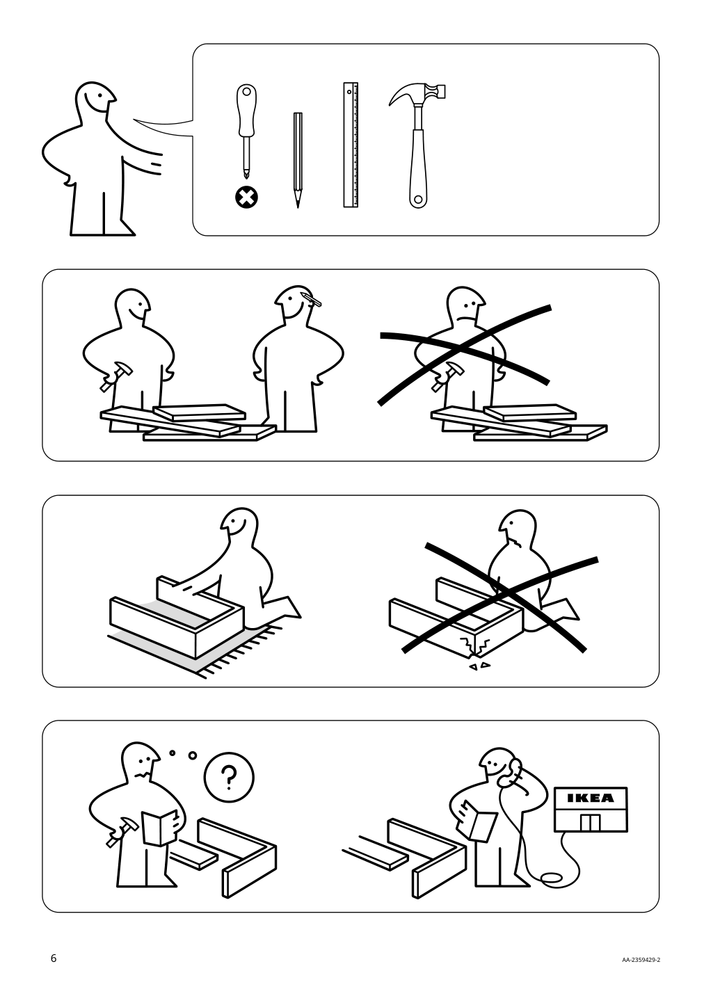 Assembly instructions for IKEA Duktig play kitchen red | Page 6 - IKEA DUKTIG play kitchen 805.577.40