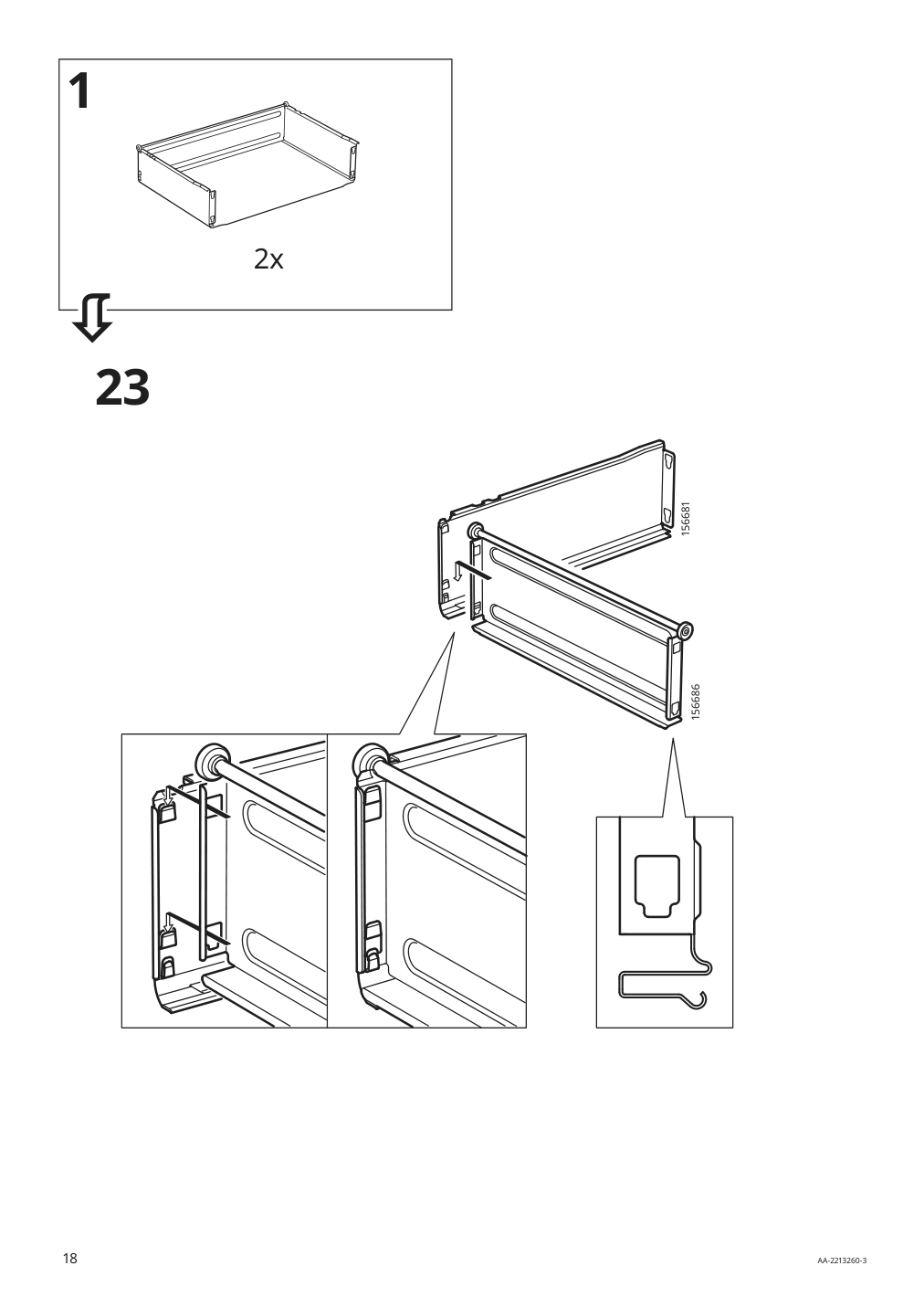 Assembly instructions for IKEA Dundra activity table with storage white gray | Page 18 - IKEA DUNDRA activity table with storage 304.724.99