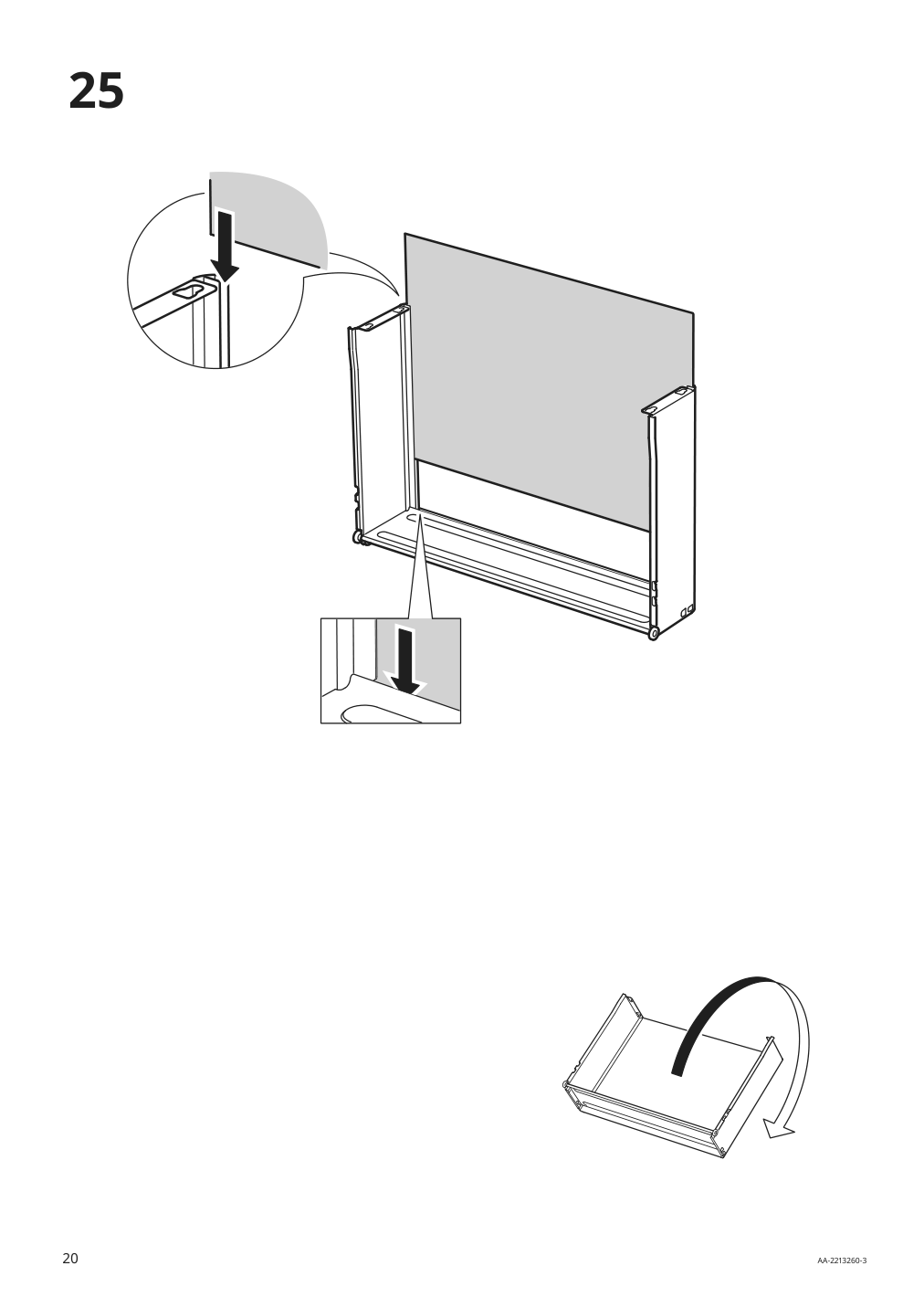 Assembly instructions for IKEA Dundra activity table with storage white gray | Page 20 - IKEA DUNDRA activity table with storage 304.724.99