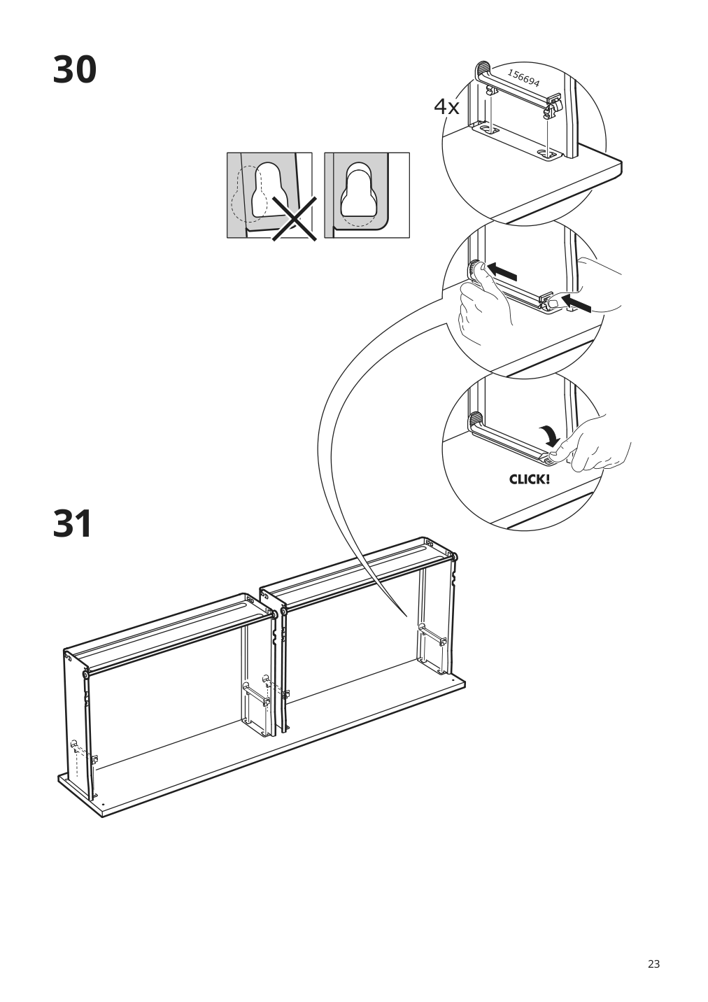 Assembly instructions for IKEA Dundra activity table with storage white gray | Page 23 - IKEA DUNDRA activity table with storage 304.724.99