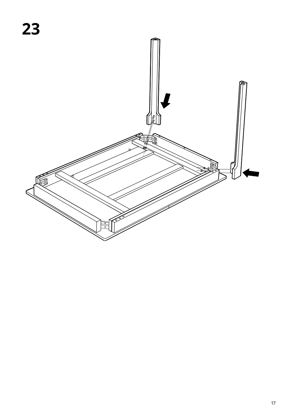 Assembly instructions for IKEA Ekedalen extendable table dark brown | Page 17 - IKEA EKEDALEN / KLINTEN table and 4 chairs 195.058.73