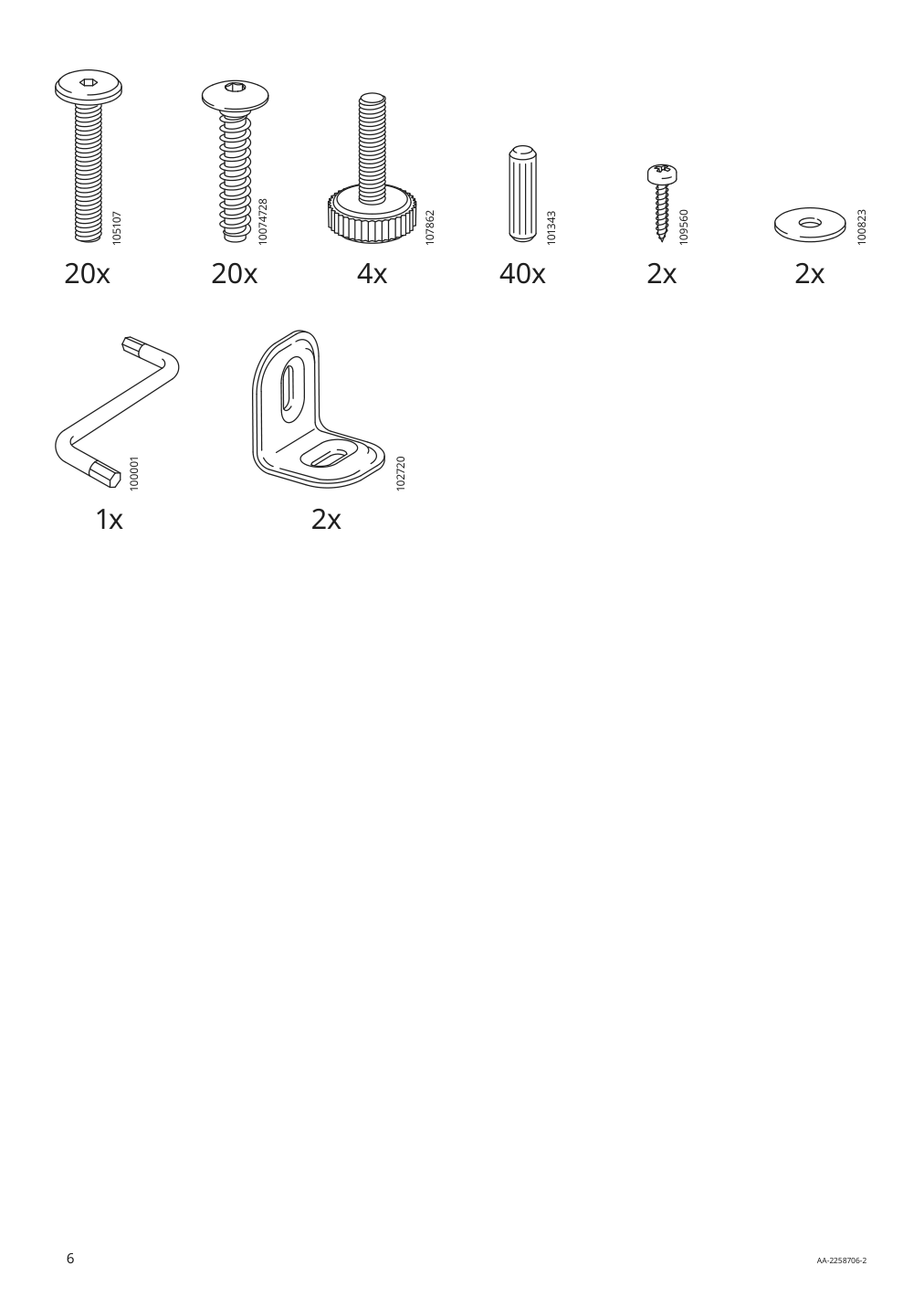 Assembly instructions for IKEA Ekenabben open shelf unit aspen white | Page 6 - IKEA TROTTEN/FLINTAN / EKENABBEN desk and storage combination 794.368.29