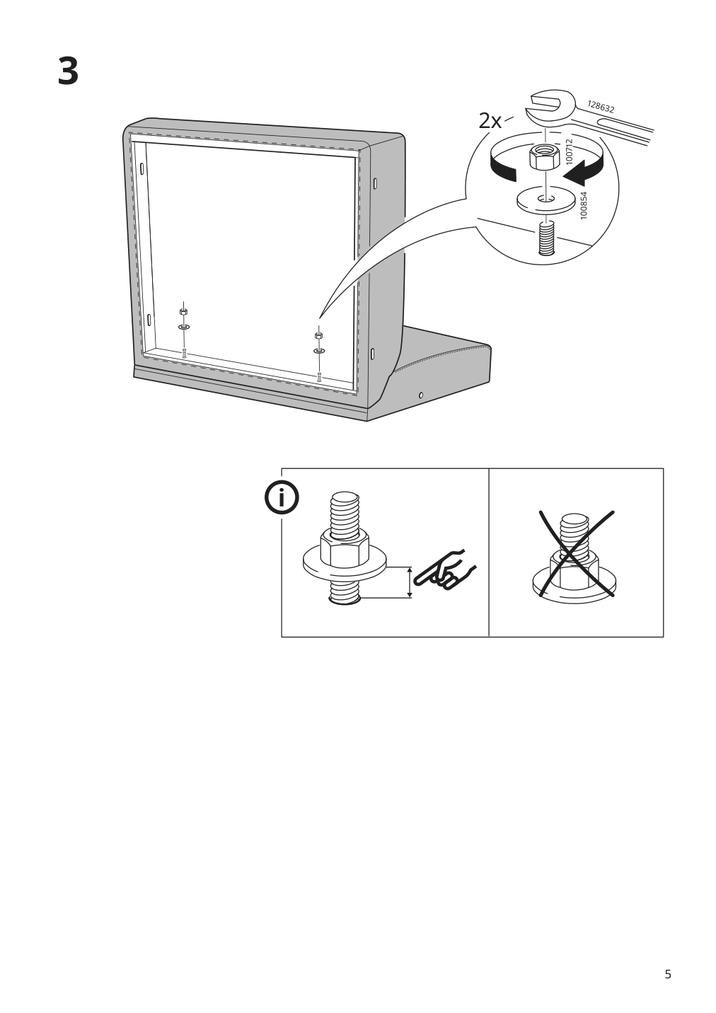 Assembly instructions for IKEA Ekenaeset armchair kilanda light beige | Page 5 - IKEA EKENÄSET armchair 305.334.93