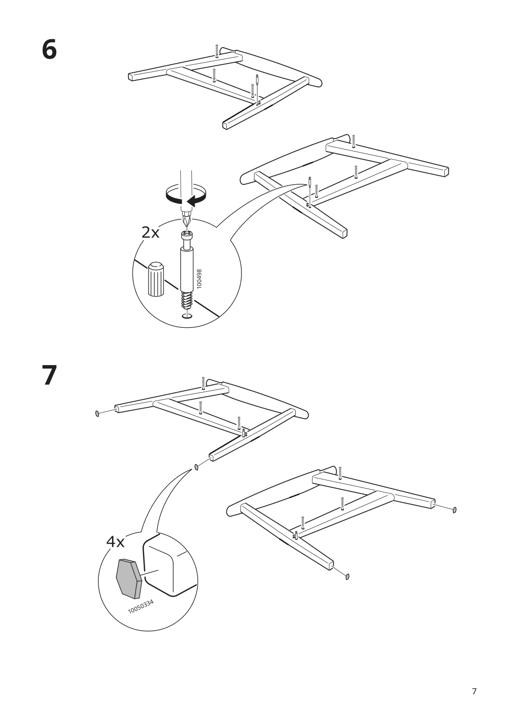 Assembly instructions for IKEA Ekenaeset armchair kilanda light beige | Page 7 - IKEA EKENÄSET armchair 305.334.93