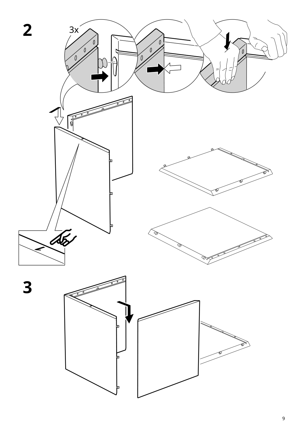 Assembly instructions for IKEA Eket cabinet brown walnut effect | Page 9 - IKEA BESTÅ / EKET TV storage combination 394.908.04