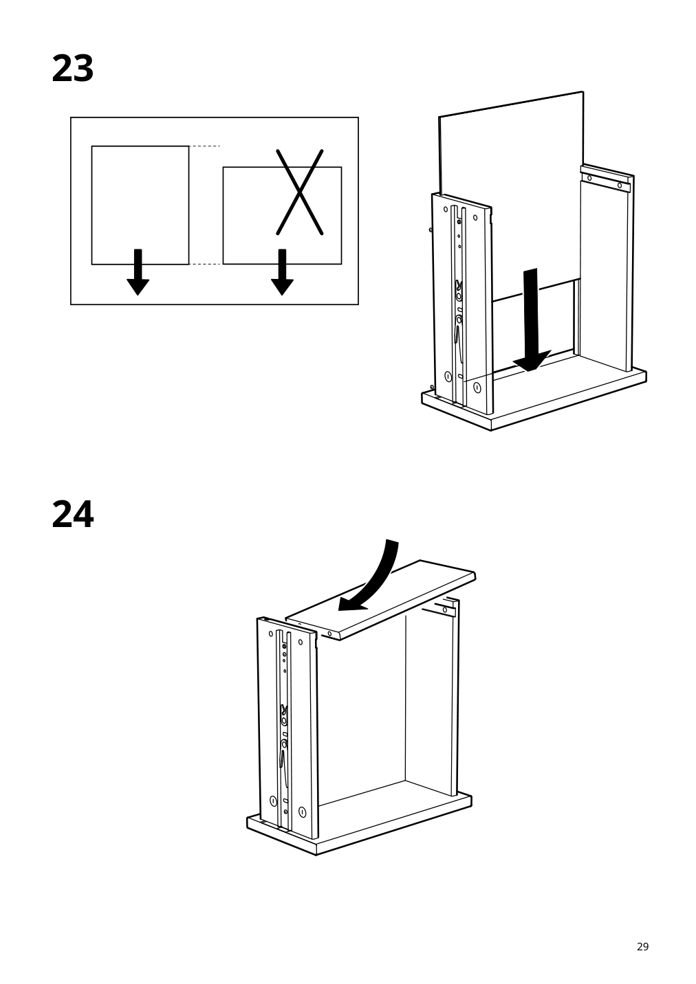 Assembly instructions for IKEA Eket cabinet with 2 drawers white | Page 29 - IKEA EKET wall-mounted storage combination 094.903.20