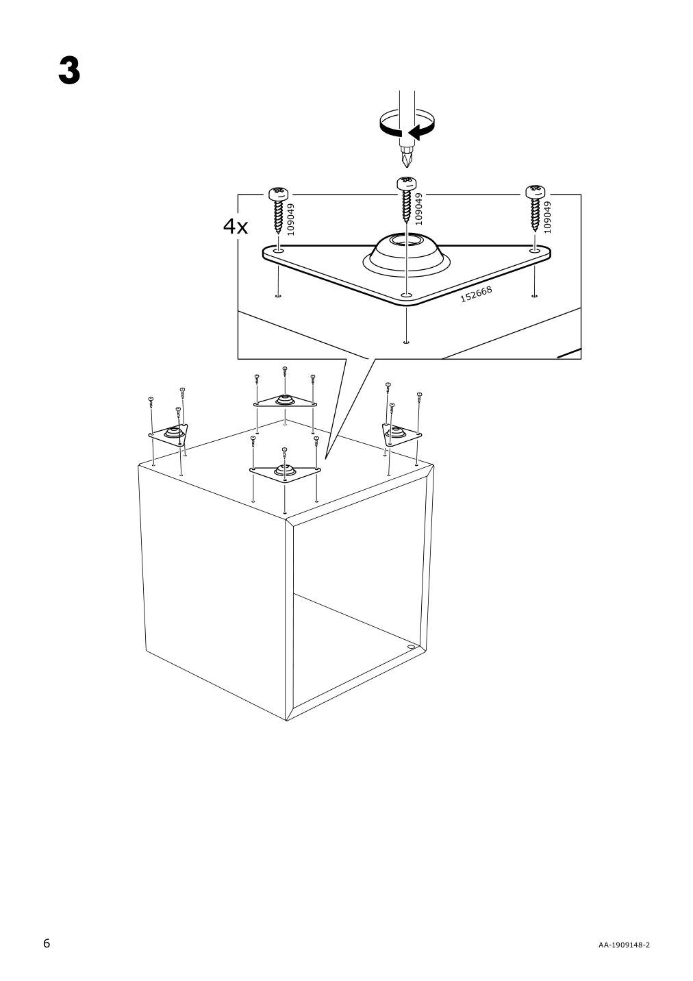 Assembly instructions for IKEA Eket foot adjustable metal | Page 6 - IKEA EKET foot, adjustable 703.400.44