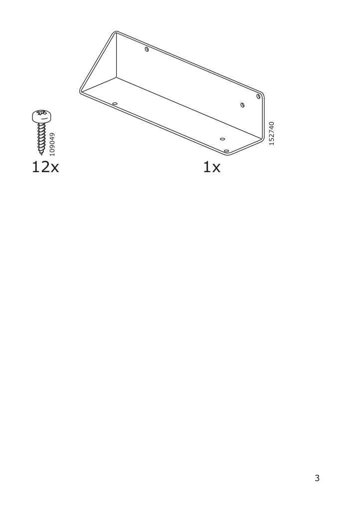 Assembly instructions for IKEA Eket leg metal silver color | Page 3 - IKEA EKET leg 704.289.04