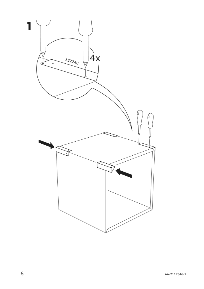 Assembly instructions for IKEA Eket leg metal silver color | Page 6 - IKEA EKET leg 704.289.04