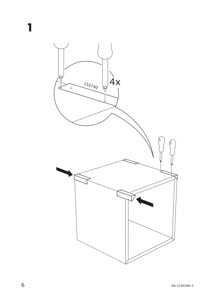 Assembly instructions for IKEA Eket leg wood | Page 6 - IKEA EKET storage combination with legs 295.217.16