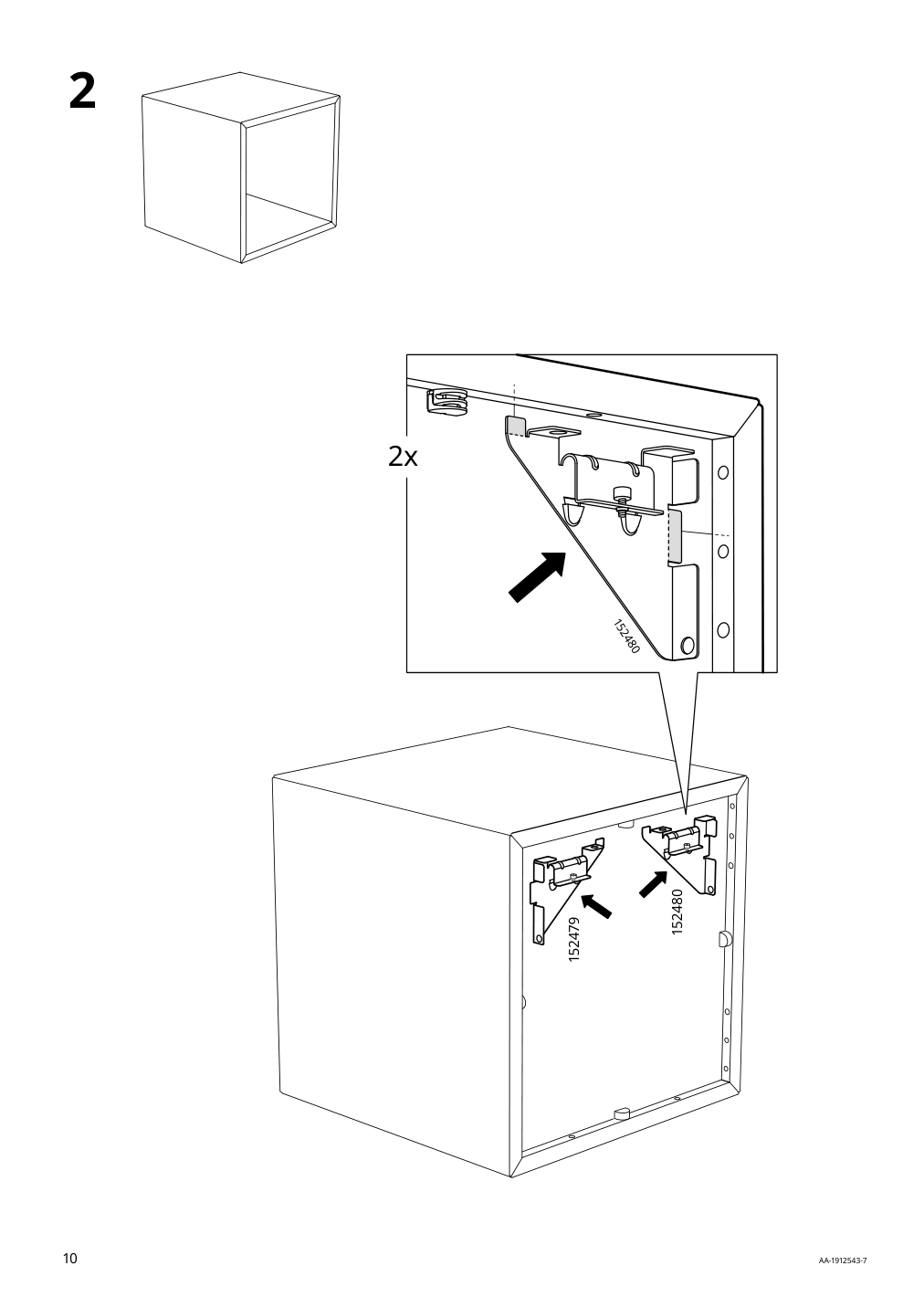 Assembly instructions for IKEA Eket suspension rail | Page 10 - IKEA BESTÅ / EKET TV storage combination 294.407.20