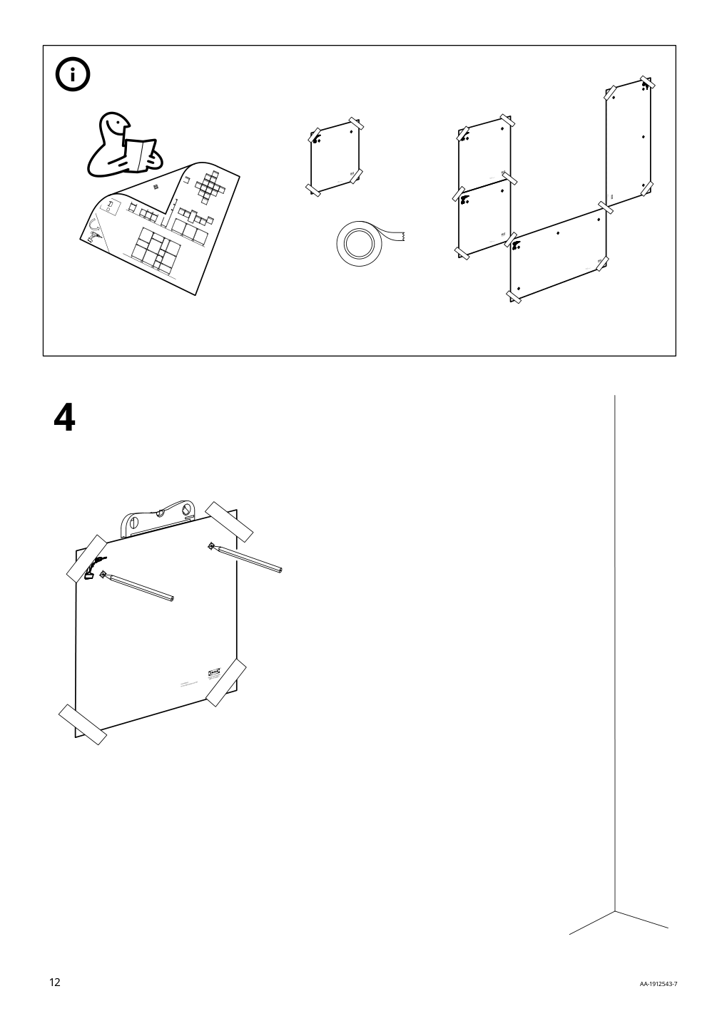 Assembly instructions for IKEA Eket suspension rail | Page 12 - IKEA BESTÅ / EKET TV storage combination 292.044.31