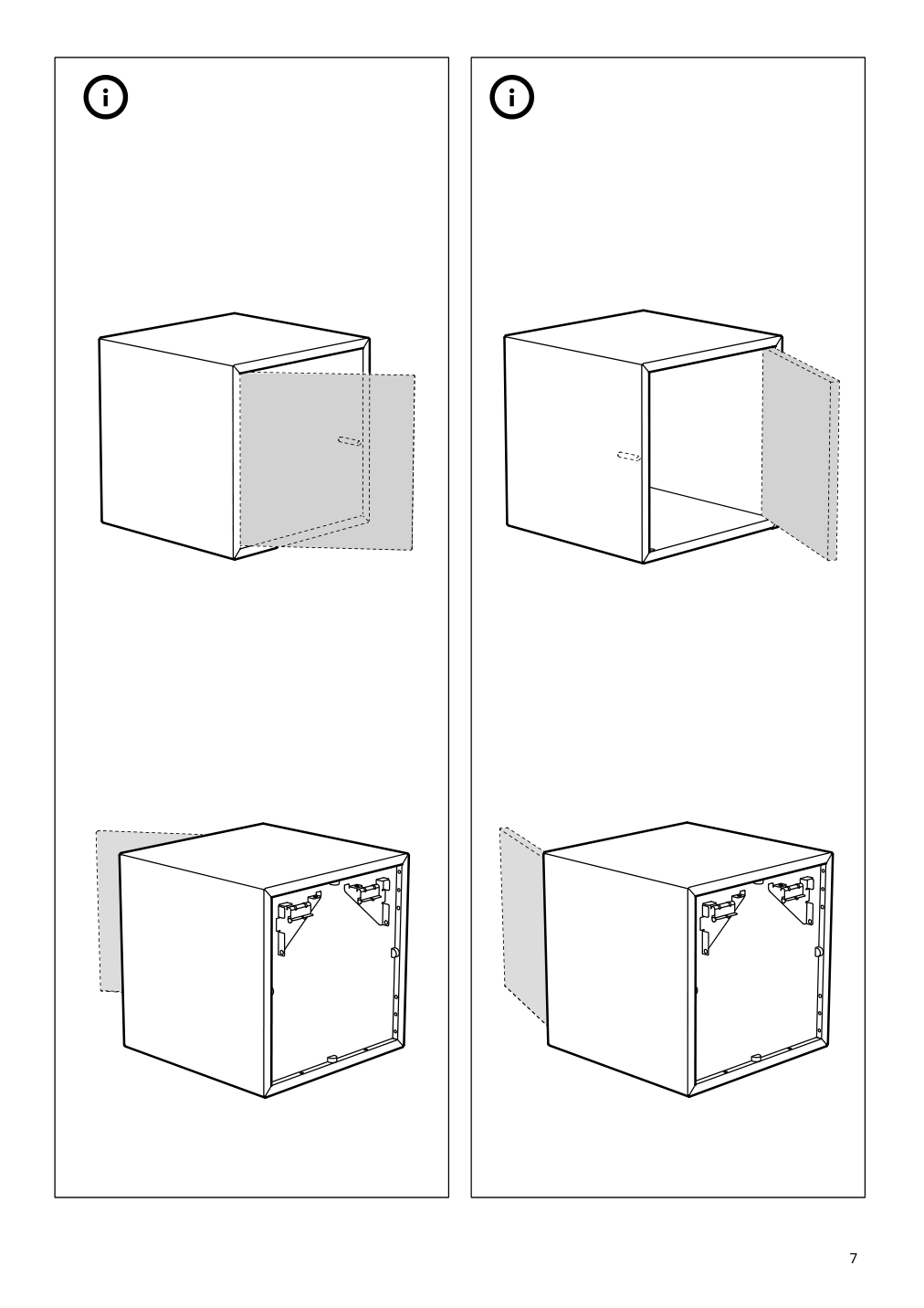 Assembly instructions for IKEA Eket suspension rail | Page 7 - IKEA BESTÅ / EKET TV storage combination 395.729.13