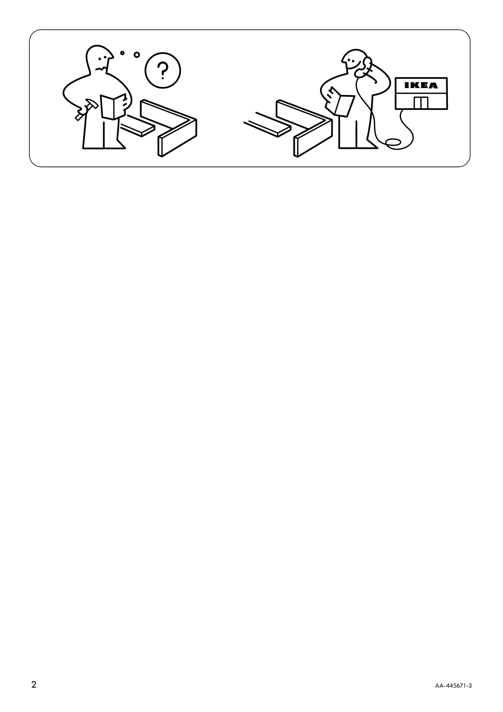 Assembly instructions for IKEA Ektorp cover free standing chaise lounge | Page 2 - IKEA EKTORP cover free-standing chaise lounge 602.268.12