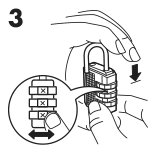 Assembly instructions for IKEA Elloven padlock white | Page 3 - IKEA ELLOVEN padlock 104.921.96