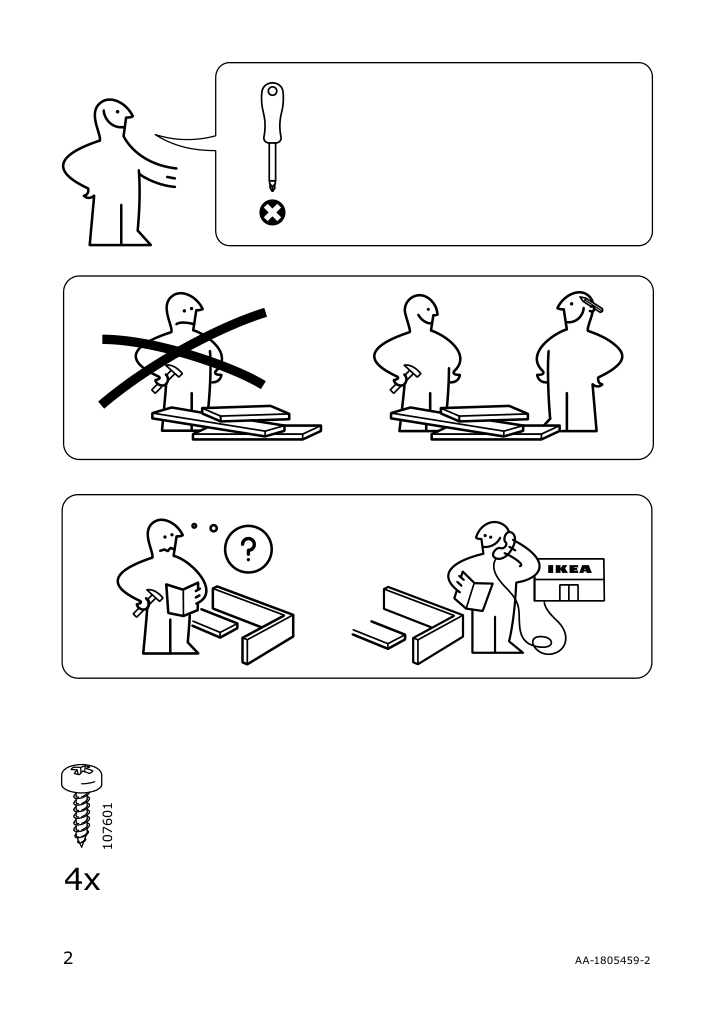 Assembly instructions for IKEA Elvarli cross brace white | Page 2 - IKEA ELVARLI wardrobe combination 495.628.24