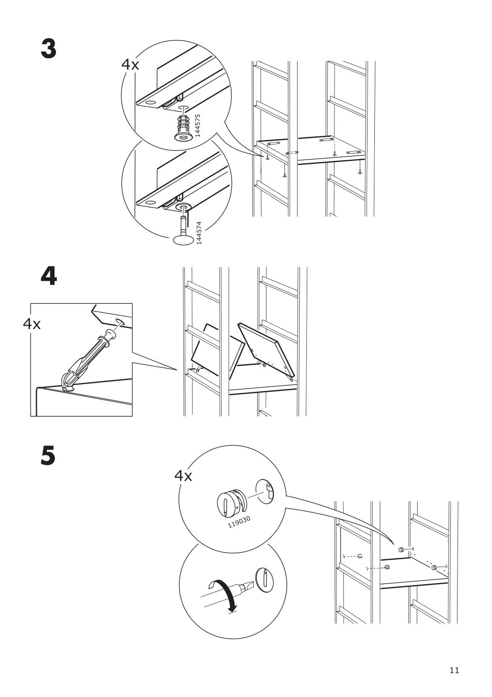 Assembly instructions for IKEA Elvarli drawer white | Page 11 - IKEA ELVARLI wardrobe combination 091.836.89