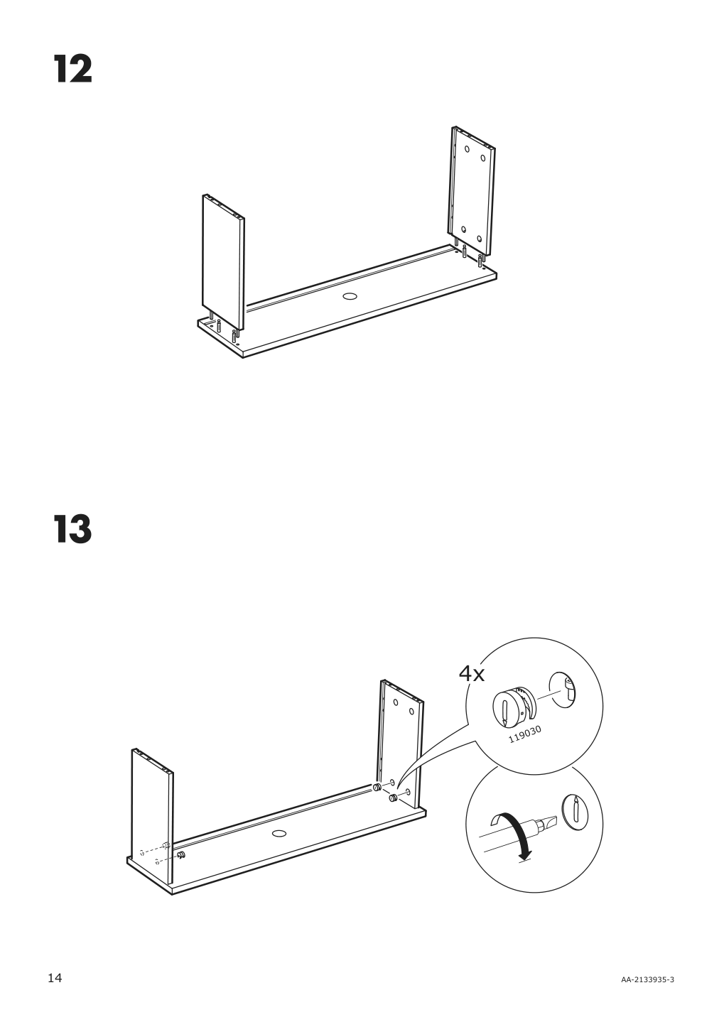 Assembly instructions for IKEA Elvarli drawer white | Page 14 - IKEA ELVARLI wardrobe combination 091.836.89