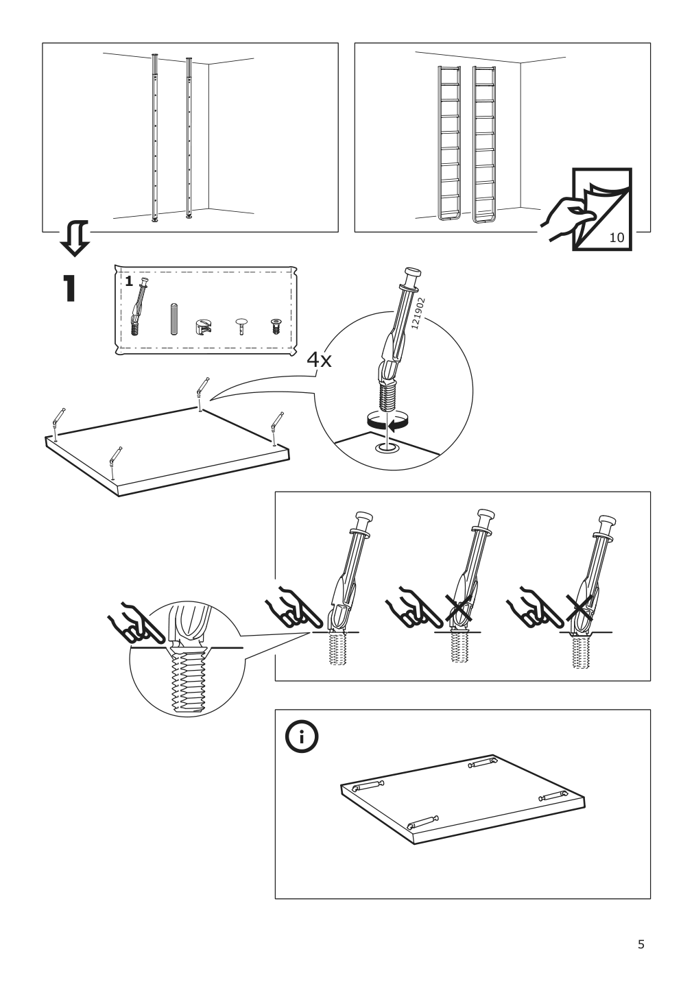 Assembly instructions for IKEA Elvarli drawer white | Page 5 - IKEA ELVARLI wardrobe combination 091.836.89