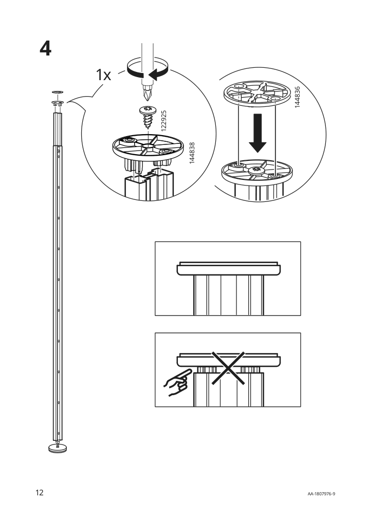 Assembly instructions for IKEA Elvarli post white | Page 12 - IKEA ELVARLI open storage combination 593.151.59