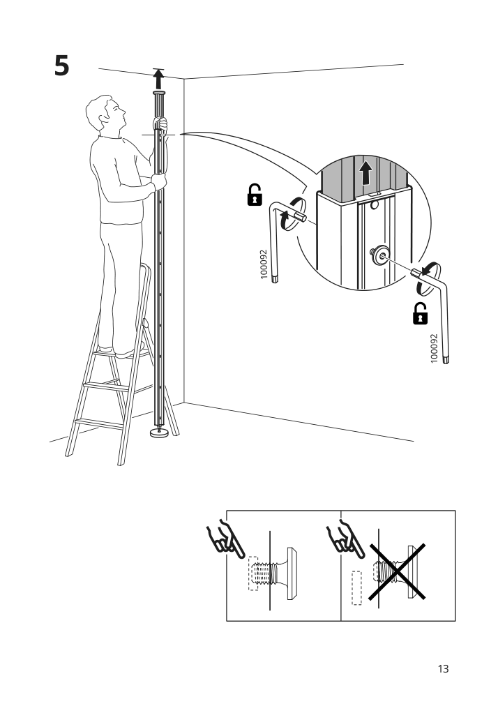 Assembly instructions for IKEA Elvarli post white | Page 13 - IKEA ELVARLI wardrobe combination 191.581.56