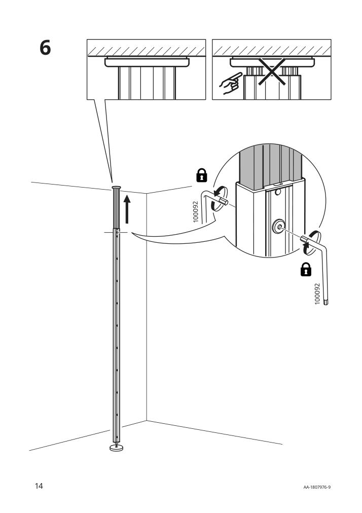 Assembly instructions for IKEA Elvarli post white | Page 14 - IKEA ELVARLI wardrobe combination 591.575.41