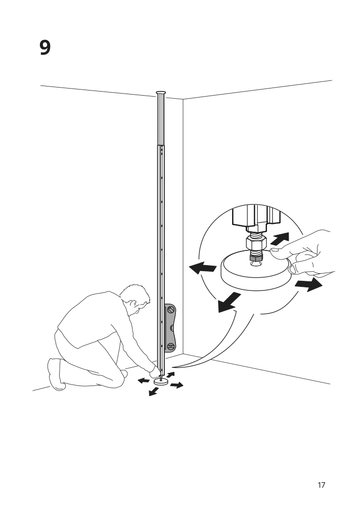 Assembly instructions for IKEA Elvarli post white | Page 17 - IKEA ELVARLI wardrobe combination 591.575.41