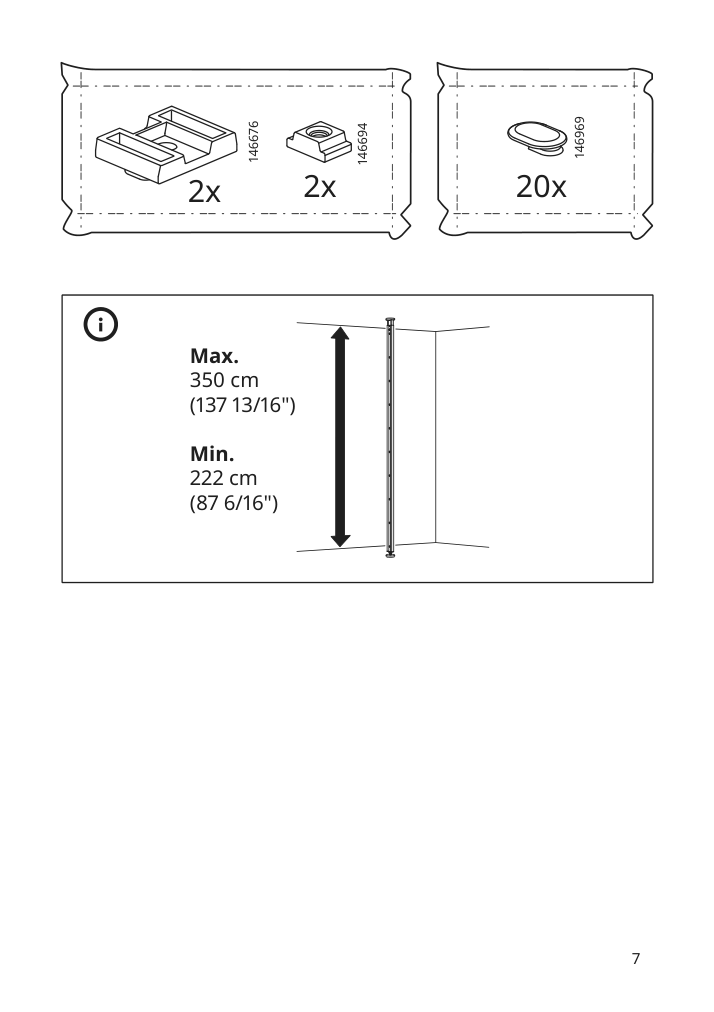 Assembly instructions for IKEA Elvarli post white | Page 7 - IKEA ELVARLI open storage combination 691.573.76