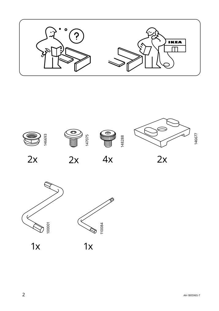 Assembly instructions for IKEA Elvarli shoe shelf white | Page 2 - IKEA ELVARLI open storage combination 091.572.61