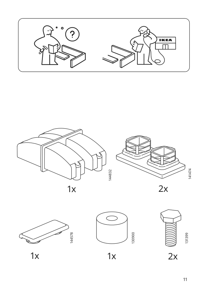 Assembly instructions for IKEA Elvarli side unit white | Page 11 - IKEA ELVARLI wardrobe combination 291.582.12