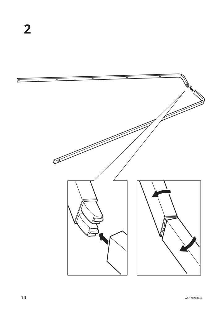 Assembly instructions for IKEA Elvarli side unit white | Page 14 - IKEA ELVARLI wardrobe combination 495.628.24