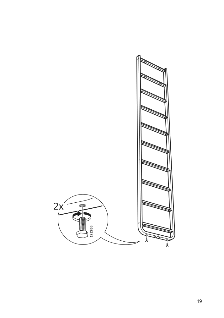 Assembly instructions for IKEA Elvarli side unit white | Page 19 - IKEA ELVARLI wardrobe combination 495.628.24