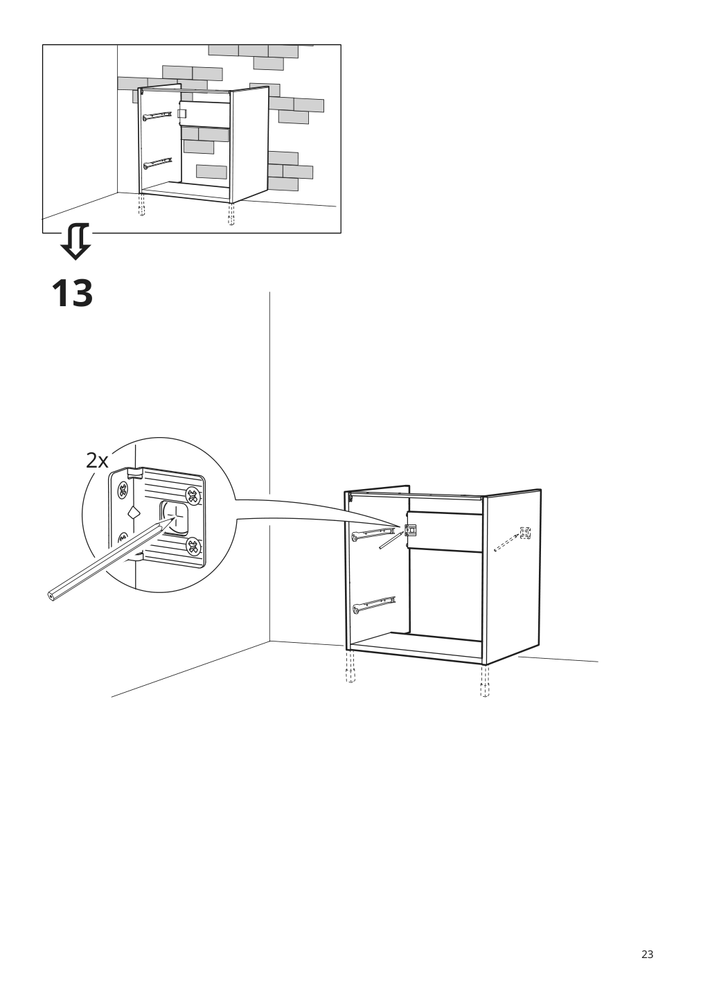 Assembly instructions for IKEA Enhet base cb f sink w 2 drawers gray | Page 23 - IKEA ENHET bathroom 894.409.20