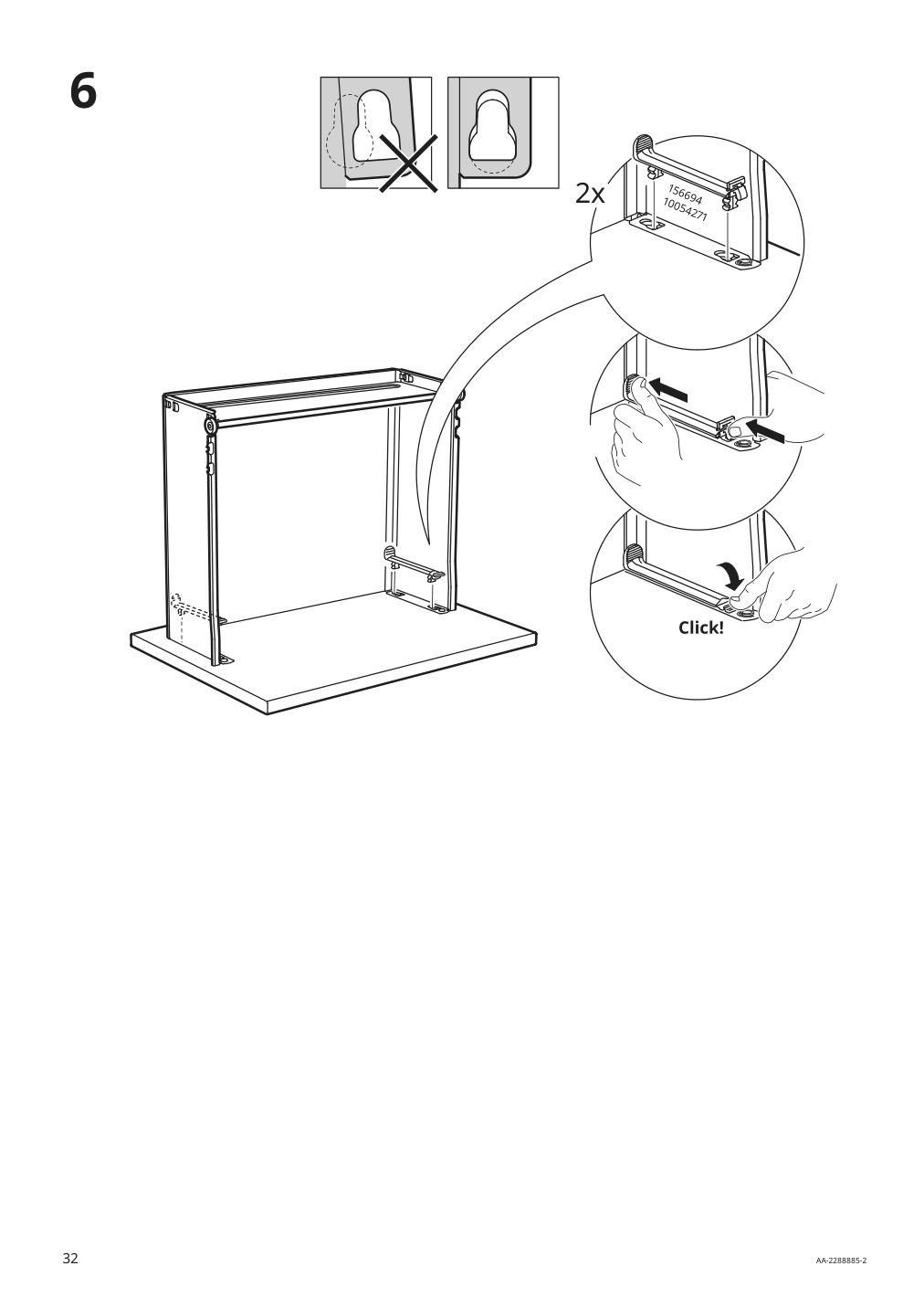 Assembly instructions for IKEA Enhet base cb f sink w 2 drawers gray | Page 32 - IKEA ENHET / TVÄLLEN sink cabinet with 2 drawers 294.378.69