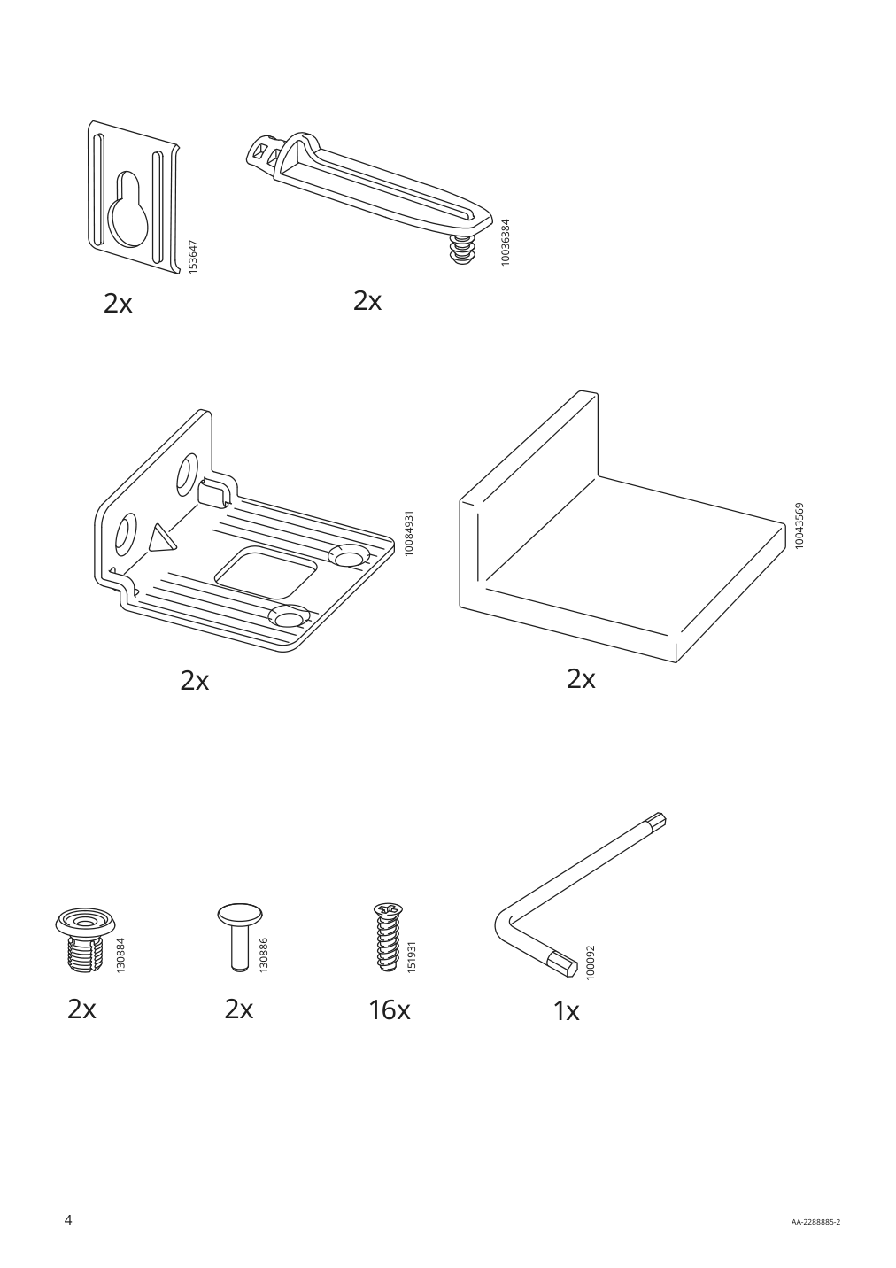 Assembly instructions for IKEA Enhet base cb f sink w 2 drawers gray | Page 4 - IKEA ENHET / TVÄLLEN sink cabinet with 2 drawers 594.378.63