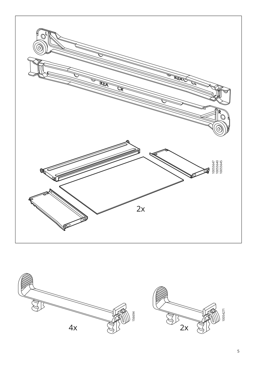 Assembly instructions for IKEA Enhet base cb f sink w 2 drawers gray | Page 5 - IKEA ENHET bathroom 894.409.20