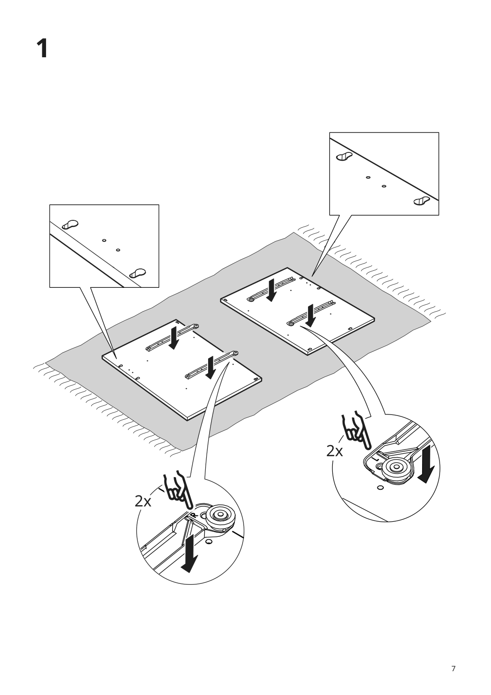 Assembly instructions for IKEA Enhet base cb f sink w 2 drawers gray | Page 7 - IKEA ENHET bathroom 394.408.90