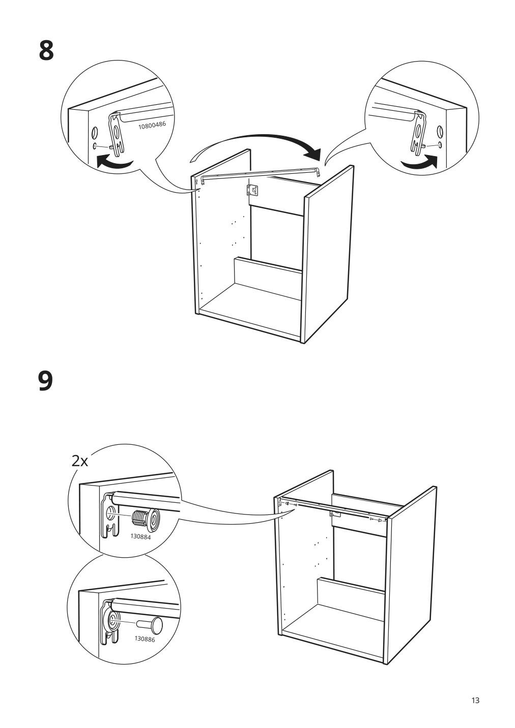 Assembly instructions for IKEA Enhet base cb f sink w shelf gray | Page 13 - IKEA ENHET bathroom 994.408.68