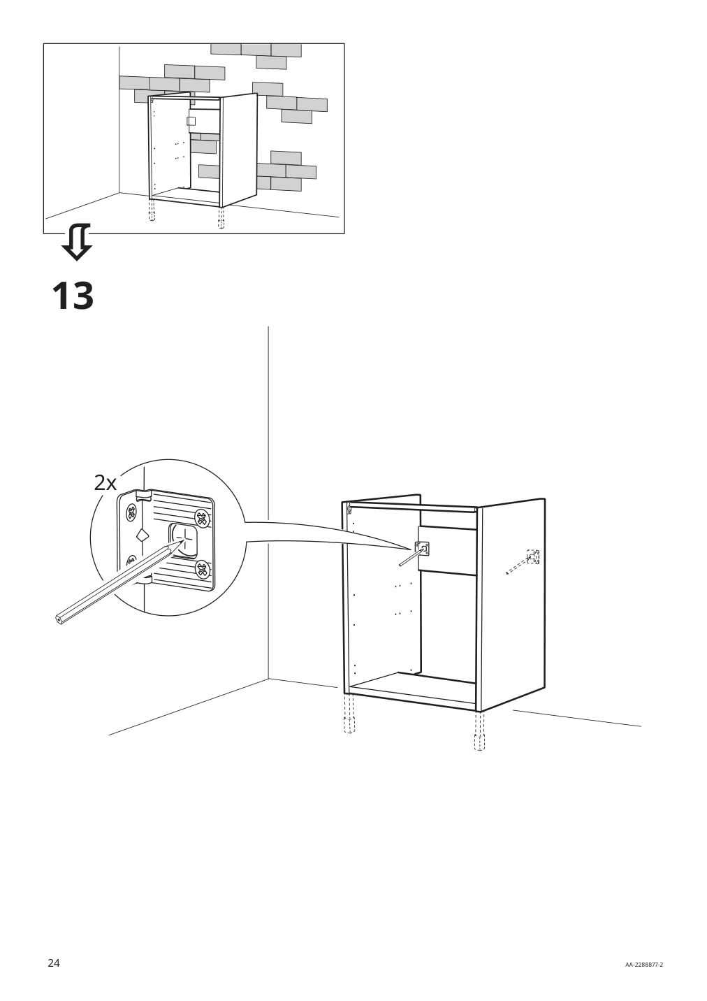 Assembly instructions for IKEA Enhet base cb f sink w shelf gray | Page 24 - IKEA ENHET bathroom 894.409.15