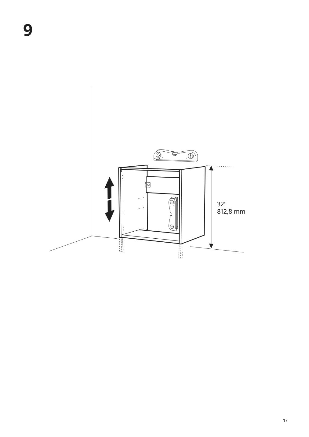 Assembly instructions for IKEA Enhet base cb f sink w shelf gray | Page 17 - IKEA ENHET bathroom 894.408.78