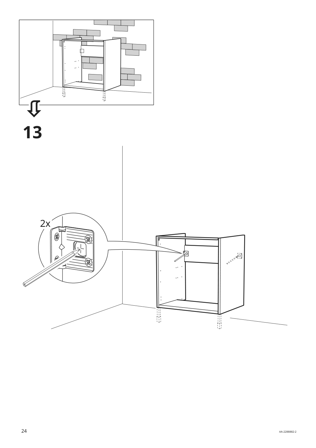 Assembly instructions for IKEA Enhet base cb f sink w shelf gray | Page 24 - IKEA ENHET bathroom 894.408.78