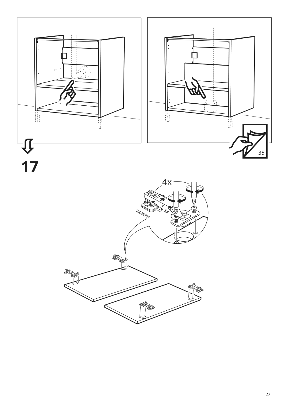 Assembly instructions for IKEA Enhet base cb f sink w shelf gray | Page 27 - IKEA ENHET bathroom 994.408.73