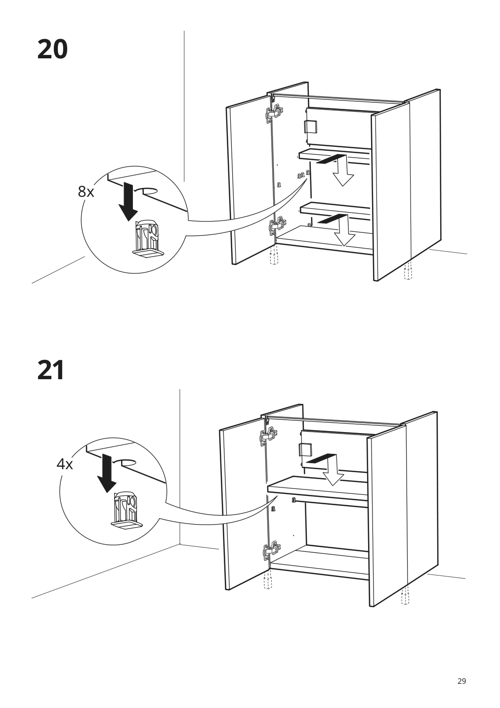 Assembly instructions for IKEA Enhet base cb f sink w shelf gray | Page 29 - IKEA ENHET bathroom 894.408.78